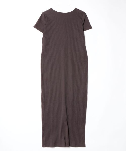 「Dignite collier」 Tシャツワンピース 38 ブラウン レディース_画像2