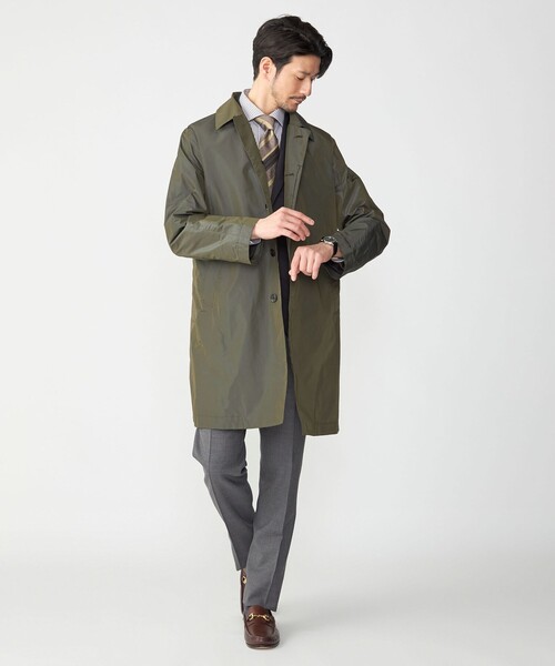 SHIPS（シップス） ステンカラーコート X-LARGE ダークブルー メンズ