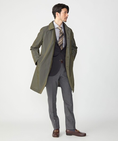 SHIPS（シップス） ステンカラーコート X-LARGE ダークブルー メンズ