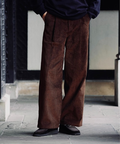 Art re A select」 コーデュロイパンツ M ダークブラウン メンズ