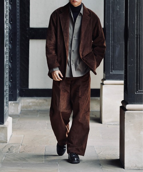 Art re A select」 コーデュロイパンツ M ダークブラウン メンズ