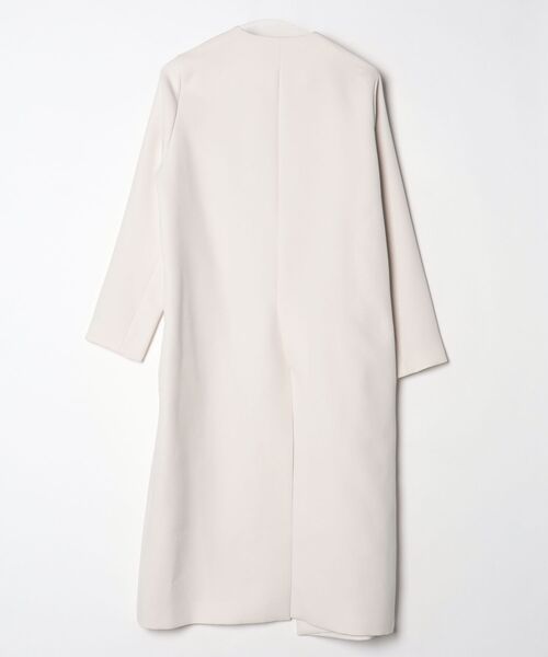 「Liesse」 ノーカラーコート FREE ホワイト レディース_画像2