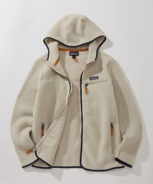 patagonia（パタゴニア） ジップアップパーカー S ホワイト レディース