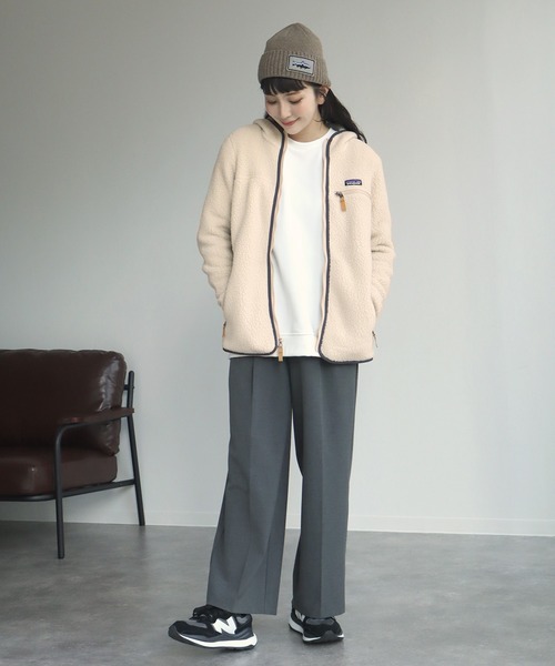 patagonia（パタゴニア） ジップアップパーカー S ホワイト レディース