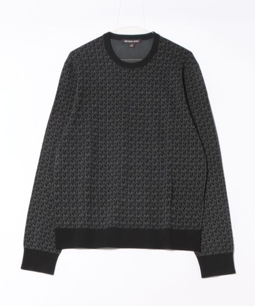 MICHAEL KORS マイケルコース ニット 公式アウトレット】MKラインストーンロゴ クルーネック セーター