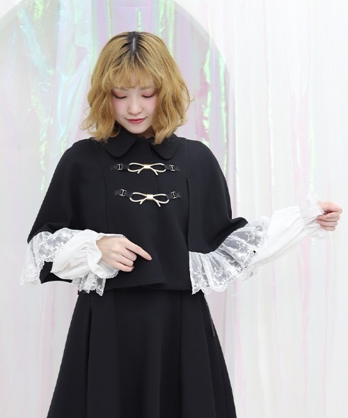 axes femme POETIQUE ジャケット テーラードジャケット リボンビット