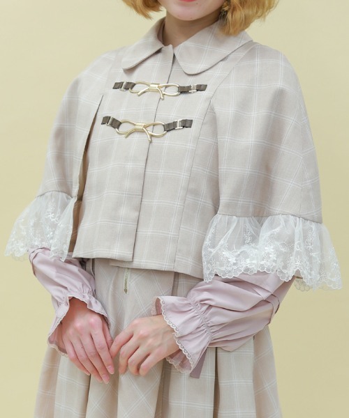 axes femme POETIQUE ジャケット テーラードジャケット リボンビット axes femme POETIQUE ジャケット テーラードジャケット リボンビット