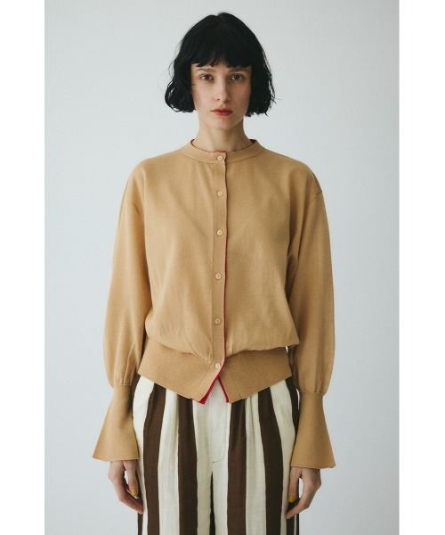 HeRIN.CYE カーディガン Double end cardigan ダブルエンド