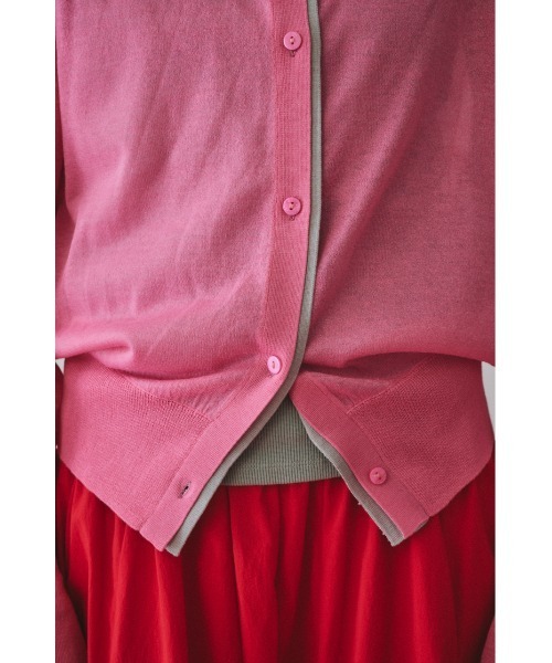 HeRIN.CYE カーディガン Double end cardigan ダブルエンド
