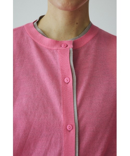 HeRIN.CYE カーディガン Double end cardigan ダブルエンド