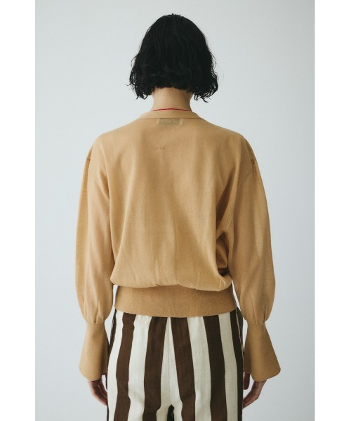 HeRIN.CYE カーディガン Double end cardigan ダブルエンド