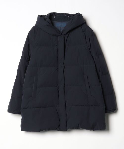「SHIPS」 ダウンコート MEDIUM ネイビー レディース