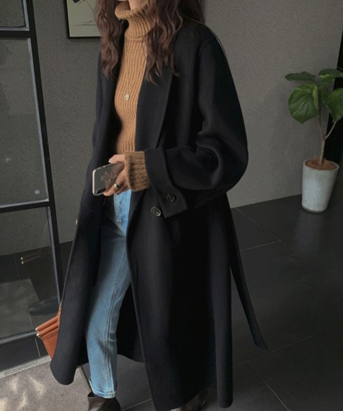 「Chaco closet」 チェスターコート FREE ベージュ レディース_画像6