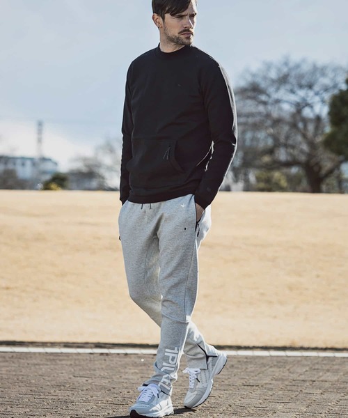 「1PIU1UGUALE3 RELAX 」 イージーパンツ L ブラック メンズ_画像5