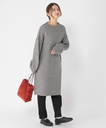 「studio CLIP」 ニットワンピース FREE ライトベージュ レディースの画像7