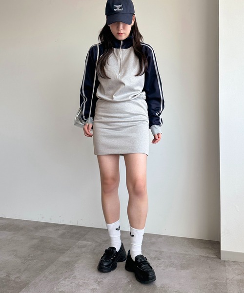 「apres jour mignon」 ジップアップパーカー フリー ネイビー レディース_画像8