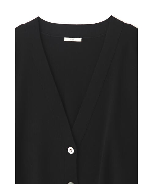 「LE PHIL」 ニットベスト F ブラック レディース_画像4