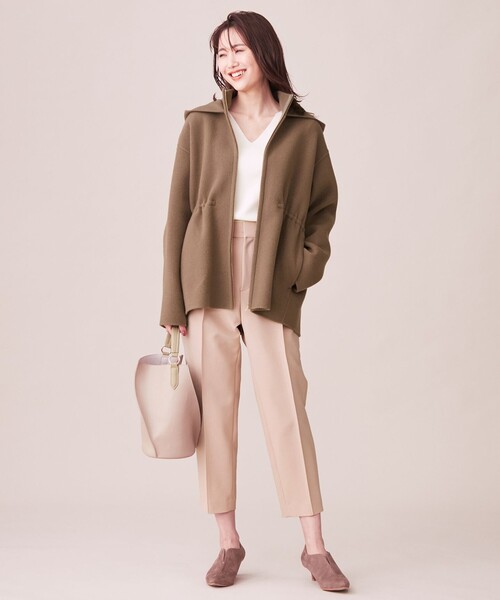 「組曲」 ブルゾン 3 ピンク レディース_画像4