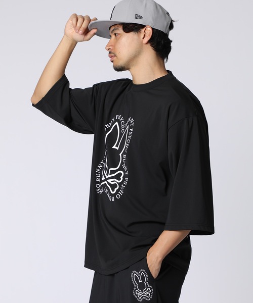 Psycho Bunny（サイコバニー） tシャツ 「限定店舗」タイポエンブレム