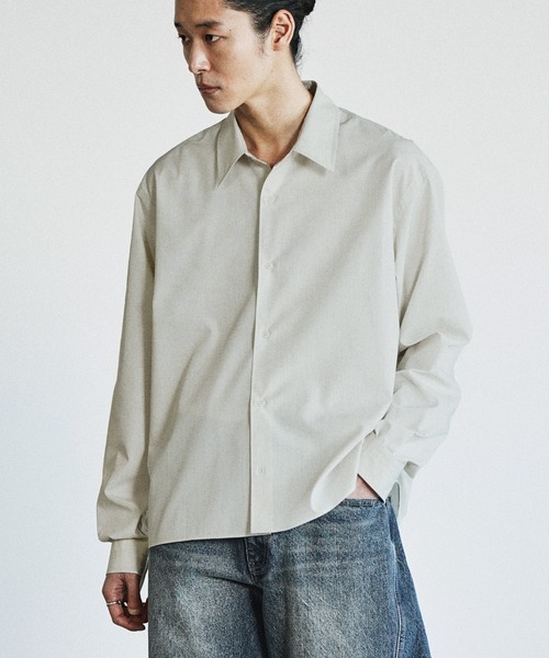 WYM LIDNM シャツ MICRO SPAN CROPPED SHIRT メンズ レディース