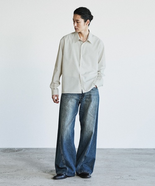 WYM LIDNM シャツ MICRO SPAN CROPPED SHIRT メンズ レディース