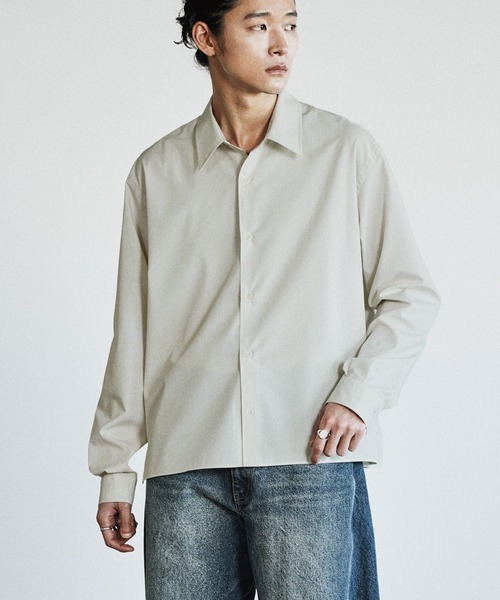 WYM LIDNM シャツ MICRO SPAN CROPPED SHIRT メンズ レディース