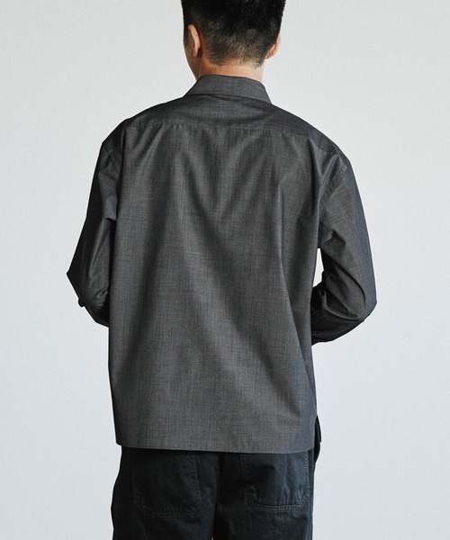 WYM LIDNM シャツ MICRO SPAN CROPPED SHIRT メンズ レディース