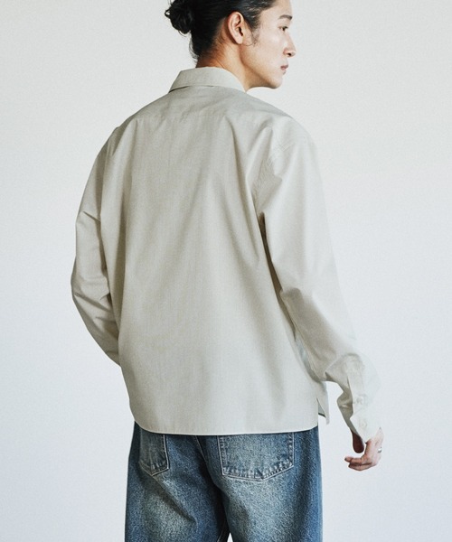 WYM LIDNM シャツ MICRO SPAN CROPPED SHIRT メンズ レディース