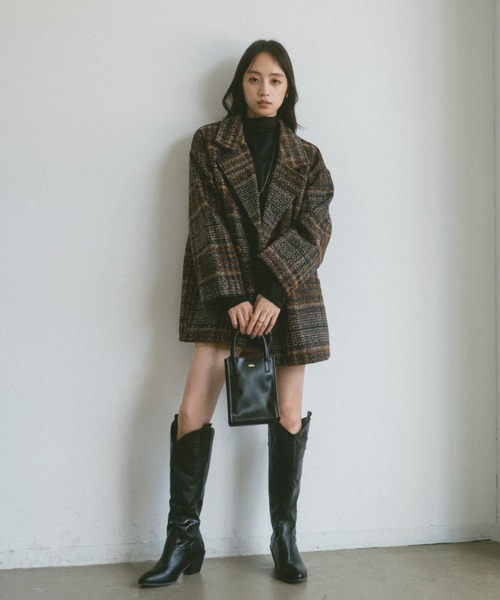 「VANNIE U」 コート FREE ブラウン レディース_画像3