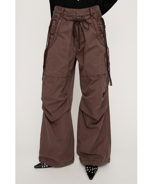 SLY（スライ） スラックス パンツ TUCK WIDE WOVEN PT タックワイド