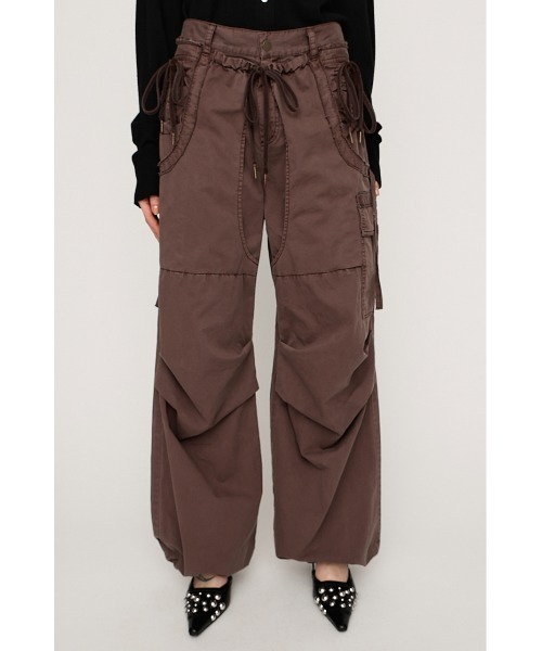 SLY（スライ） スラックス パンツ TUCK WIDE WOVEN PT タックワイド