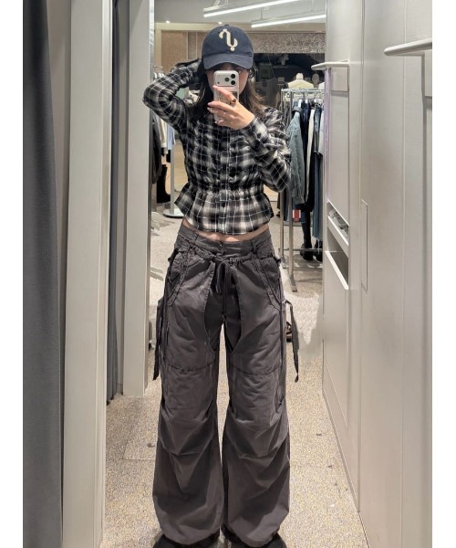 SLY（スライ） スラックス パンツ TUCK WIDE WOVEN PT タックワイド
