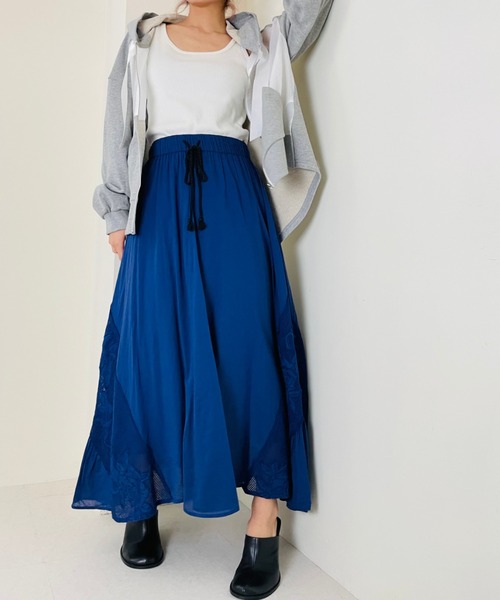 「DOLLUPOOPS」 フレアスカート 38 ラベンダー レディース_画像2