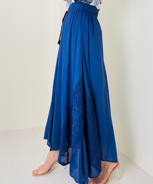 「DOLLUPOOPS」 フレアスカート 38 ラベンダー レディース_画像4