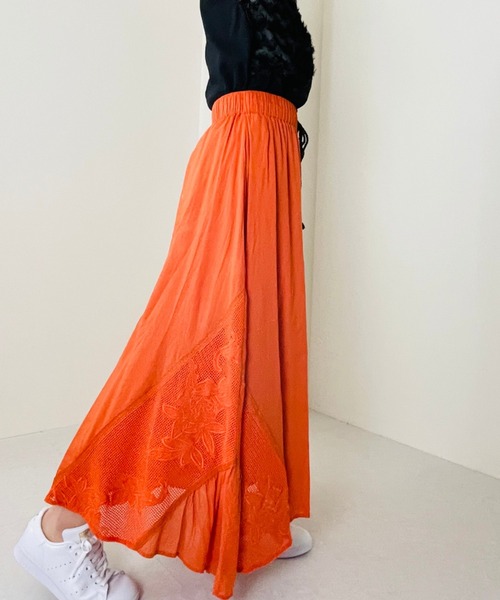 「DOLLUPOOPS」 フレアスカート 38 ラベンダー レディース_画像6