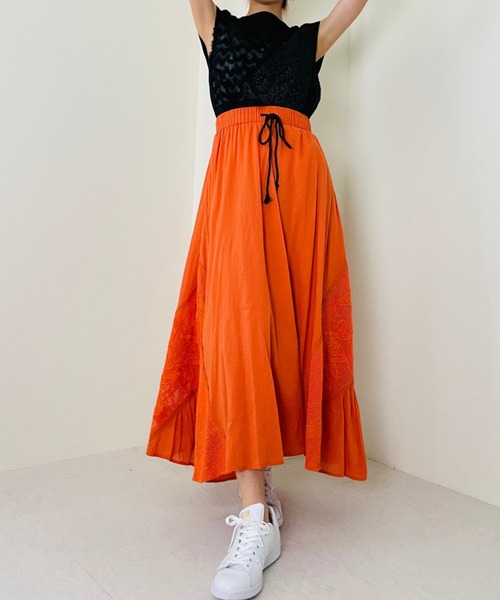 「DOLLUPOOPS」 フレアスカート 38 ラベンダー レディース_画像7