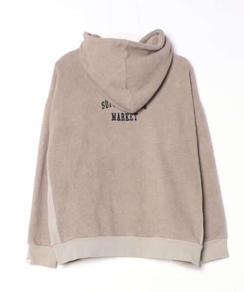 「SUPERTHANKS」 ジップアップパーカー S グレー メンズ_画像2