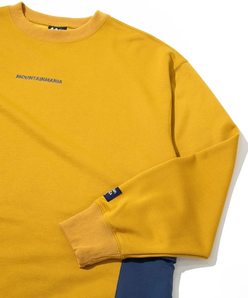 「go slow caravan」 「Mountain Mania」スウェットカットソー MEDIUM グリーン メンズ_画像7