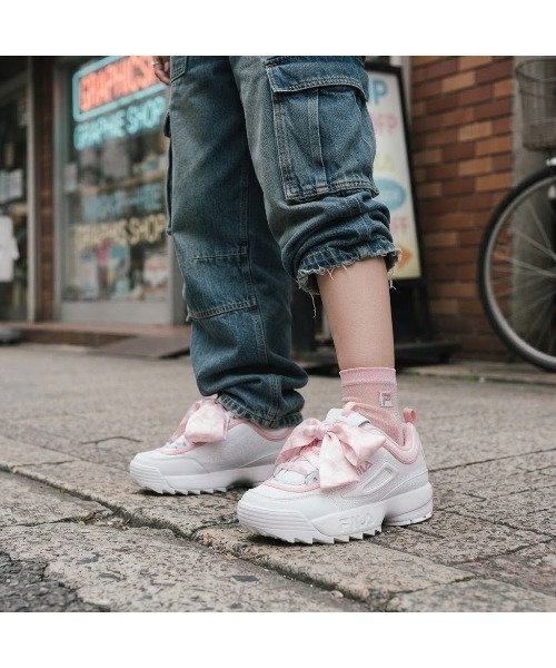 B*y様 FURFUR FILAコラボ　バルーンスコート ピンク 新品タグ付き FURFUR meets FILA '25 SS 