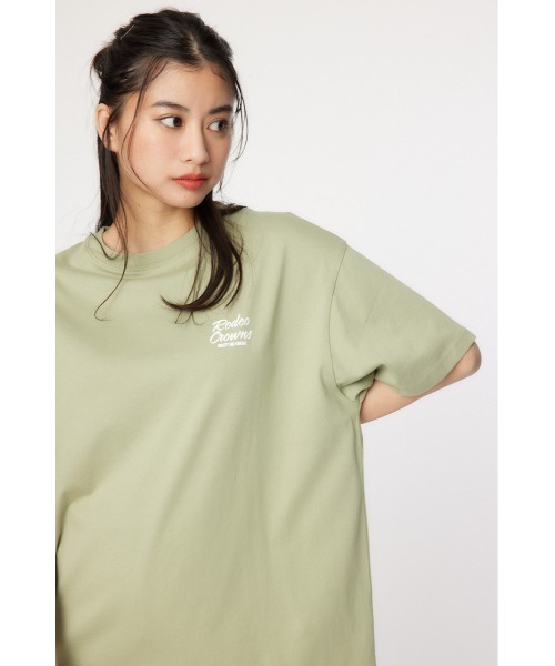 「RODEO CROWNS WIDE BOWL」 半袖Tシャツ FREE ライトカーキ レディース_画像7