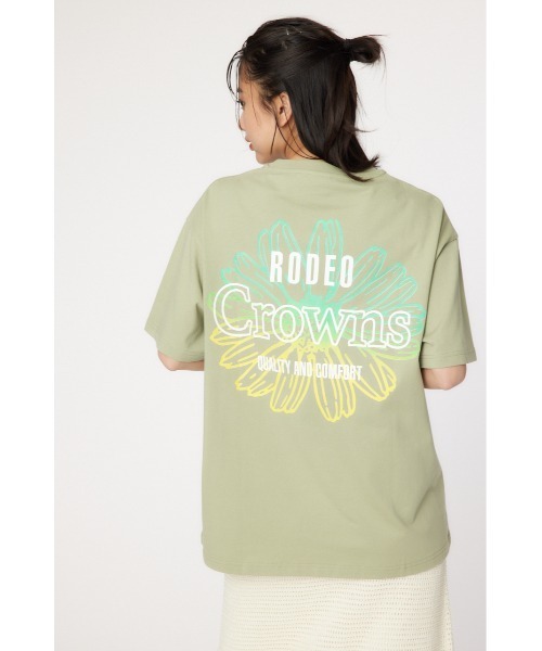「RODEO CROWNS WIDE BOWL」 半袖Tシャツ FREE ライトカーキ レディース_画像9