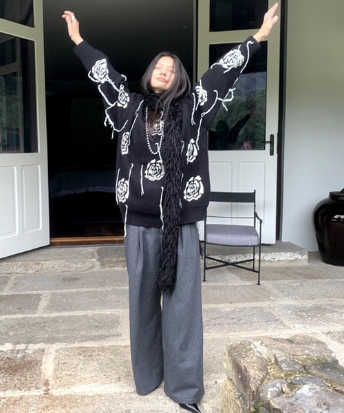 「LONSLAN」 パンツ S ブラック レディース_画像5