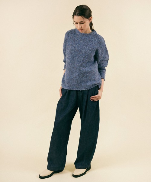 「RNA-N」 長袖ニット MEDIUM ブルー レディース_画像3