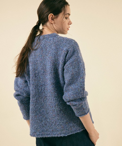 「RNA-N」 長袖ニット MEDIUM ブルー レディース_画像7