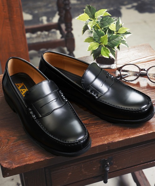 JIGGYS SHOP（ジギーズショップ） ローファー 3E 幅広 コイン