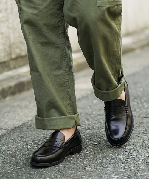 JIGGYS SHOP（ジギーズショップ） ローファー 通学 3E 幅広 コイン
