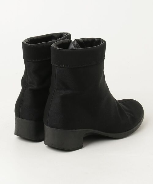 「LIBERTY HOUSE」 ショートブーツ 22.5cm ブラック×ブラック レディース_画像2