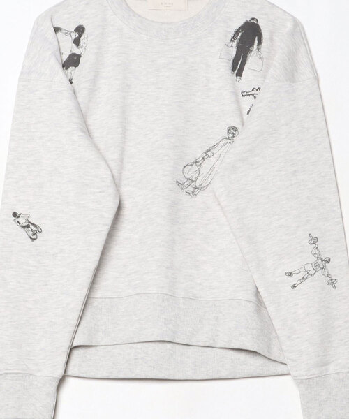 「B:MING by BEAMS」 スウェットカットソー ONE SIZE ホワイト系その他5 レディース_画像5