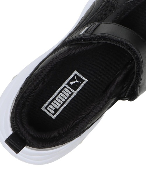 「PUMA」 シューズ 23.0cm ブラック レディースの画像