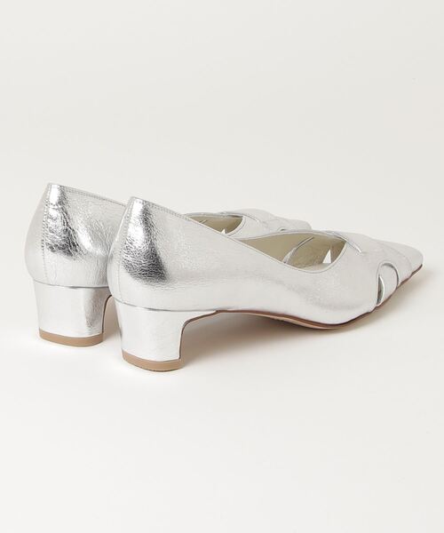 「ODETTE E ODILE」 パンプス 21.5cm シルバー レディース_画像2